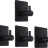 Merkloos Roestvrijstalen Handdoekhaakjes | 3M™ Zelfklevend | 4 Stuks | Mat Zwart | Wandhaak | Ophanghaken | Plakhaakjes | Haakjes | Badkamer | Keuken | RVS 2 Merkloos Roestvrijstalen Handdoekhaakjes | 3M™ Zelfklevend | 4 Stuks | Mat Zwart | Wandhaak | Ophanghaken | Plakhaakjes | Haakjes | Badkamer | Keuken | RVS -Badkamerproducten Winkel 1200x997