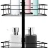 SensaHome Telescopisch Douche Rek Met 4 Lagen - Verstelbaar Bad / Douche Hoekrek Opbergrek - Uitschuifbaar Van 145-250 Cm - Zwart -Badkamerproducten Winkel 324x1200 3