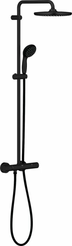 GROHE Vitalio Start 250 Regendouche - ø 25 Cm - Rond - Zwart -Badkamerproducten Winkel 351x1200