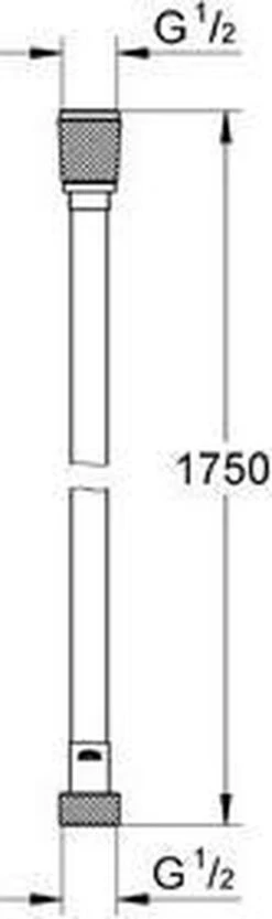 GROHE VitalioFlex Silver TwistStop Doucheslang - 175 Cm - Chroom -Badkamerproducten Winkel 356x1200 1