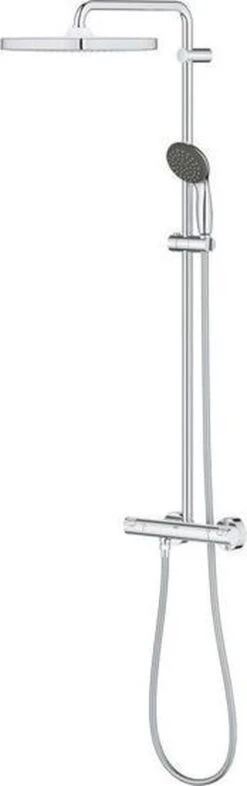 GROHE QuickFix Vitalio Start 250 Regendouche - □ 25 Cm - Vierkant - Met Thermostaatkraan - Chroom -Badkamerproducten Winkel 377x1200 1
