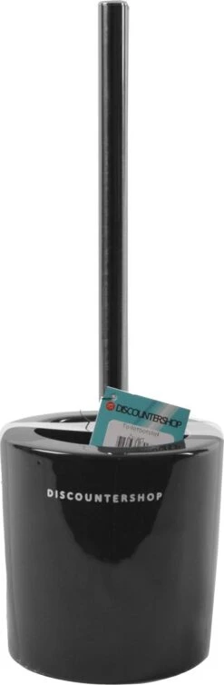 Toiletborstel Met Zwarte Borstel- Keramiek - Zwart - RVS - WC Borstel In Ronde Houder -Badkamerproducten Winkel 393x1200 2