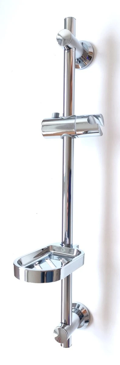 Merkloos Glijstang - Douche Glijstang - Met Zeepschaal En Glijstuk - Papillon Chroom 3 Merkloos Glijstang - Douche Glijstang - Met Zeepschaal En Glijstuk - Papillon Chroom