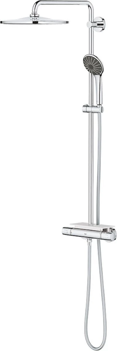 GROHE QuickFix Vitalio Joy 310 Regendouche - CoolTouch - Met Planchet - ø 31 Cm - Chroom 18 GROHE QuickFix Vitalio Joy 310 Regendouche - CoolTouch - Met Planchet - ø 31 Cm - Chroom - Afbeelding 16