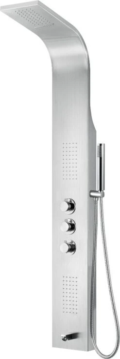 RVS Douchepaneel Met Thermostatische Kraan (5 Functie)