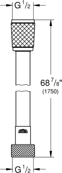 GROHE VitalioFlex Comfort QuickFix Doucheslang - Twiststop - 175 Cm - Chroom 9 GROHE VitalioFlex Comfort QuickFix Doucheslang - Twiststop - 175 Cm - Chroom -Badkamerproducten Winkel 430x1200 1