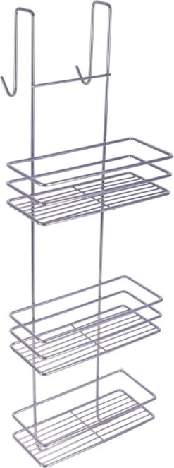 Ball Design Chroom Doucherek-3 Laags-hangend-Doucherek Zonder Boren -Badkamerproducten Winkel 447x1200 2