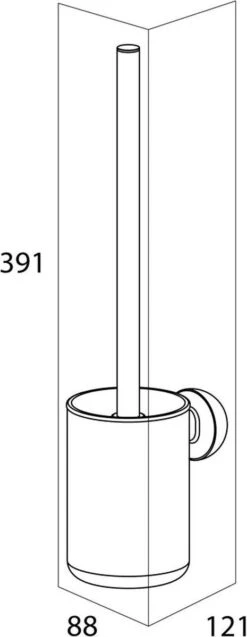 Tiger Cooper - Toiletborstel Met Houder - RVS Geborsteld / Zwart 15 Tiger Cooper - Toiletborstel Met Houder - RVS Geborsteld / Zwart -Badkamerproducten Winkel 465x1200 1