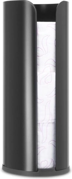 Brabantia ReNew Reserverolhouder - Matt Black -Badkamerproducten Winkel 486x1200 3