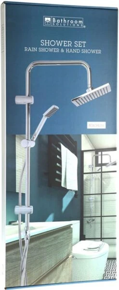 Bathroom Solutions Regendouche Set MET Handdouche 150cm -Badkamerproducten Winkel 495x1200