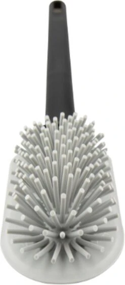 Flusive WC Borstel Met Houder Inclusief Ophangsysteem - Siliconen Toiletborstel - 2 Lifters - Flexibel - Zwart -Badkamerproducten Winkel 529x1200