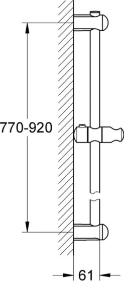 GROHE Euphoria Cosmopolitan Glijstang 90 Cm - Chroom -Badkamerproducten Winkel 531x1200 1