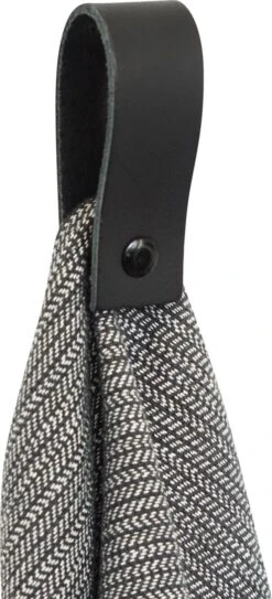 SETPRIJS - 2x Leren Magneet-lus - ZWART - Handles And More® (handdoekhaak - Handdoekhaakje - Handdoeklus - Handdoekhanger - Magnetische Handdoekhouder) -Badkamerproducten Winkel 546x1200