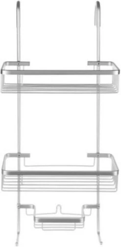 Recalma Doucherek 3 Laags - Monteren Zonder Boren - Zilver - Zuignap - Ook Voor Grote Flessen - Opbergrek Douche - 3 Etages -Badkamerproducten Winkel 588x1200 1