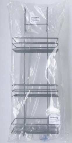 Ball Design Chroom Doucherek-3 Laags-hangend-Doucherek Zonder Boren -Badkamerproducten Winkel 602x1200 2