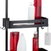 SIAFOSS Doucherek XL Zonder Boren Doucherek Hangend - 100% Stevig - 100% RVS - Hangend Badkamerrekje - Doucherek Aan Douchewand - Badkamer Accessoires - RVS Zwart - 2 Laags - Douchemand -Badkamerproducten Winkel 623x1200 1