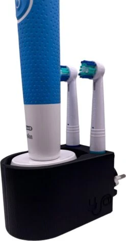 Plugware Oral-B Elektrische Tandenborstelhouder- Opzetborstelhouder - Zwart - Kabelloos Opladen - Badkamer Accessoires - Zonder Boren -Badkamerproducten Winkel 626x1200 2