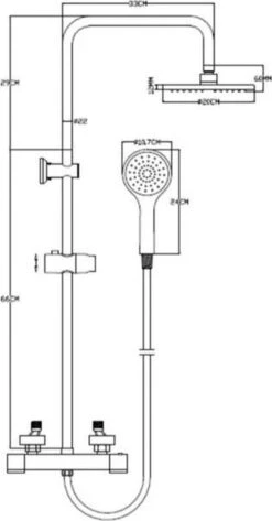 4bathroomz® Regendouche Chroom Met Thermostaatkraan - 20cm Douchekop 17 4bathroomz® Regendouche Chroom Met Thermostaatkraan - 20cm Douchekop -Badkamerproducten Winkel 626x1200