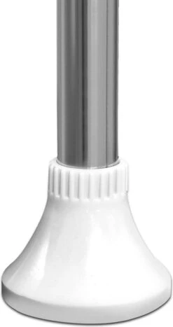 Telescopisch Doucherek Uit Chroom, Verstelbaar 155 - 320 Cm Met Extra Handdoekrek -Badkamerproducten Winkel 635x1200