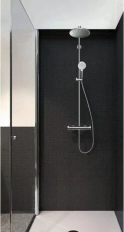 Hansgrohe Crometta S 240 Showerpipe - 1jet - Incl. Thermostaat - Chroom -Badkamerproducten Winkel 640x1200