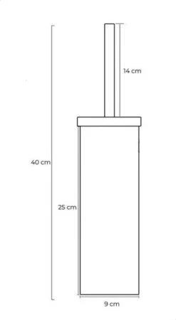 Toiletborstel Met Houder - Vrijstaand - Toiletborstelhouder - Goud - Wc Borstel Met Houder - RVS - Zonder Boren -Badkamerproducten Winkel 658x1200 1