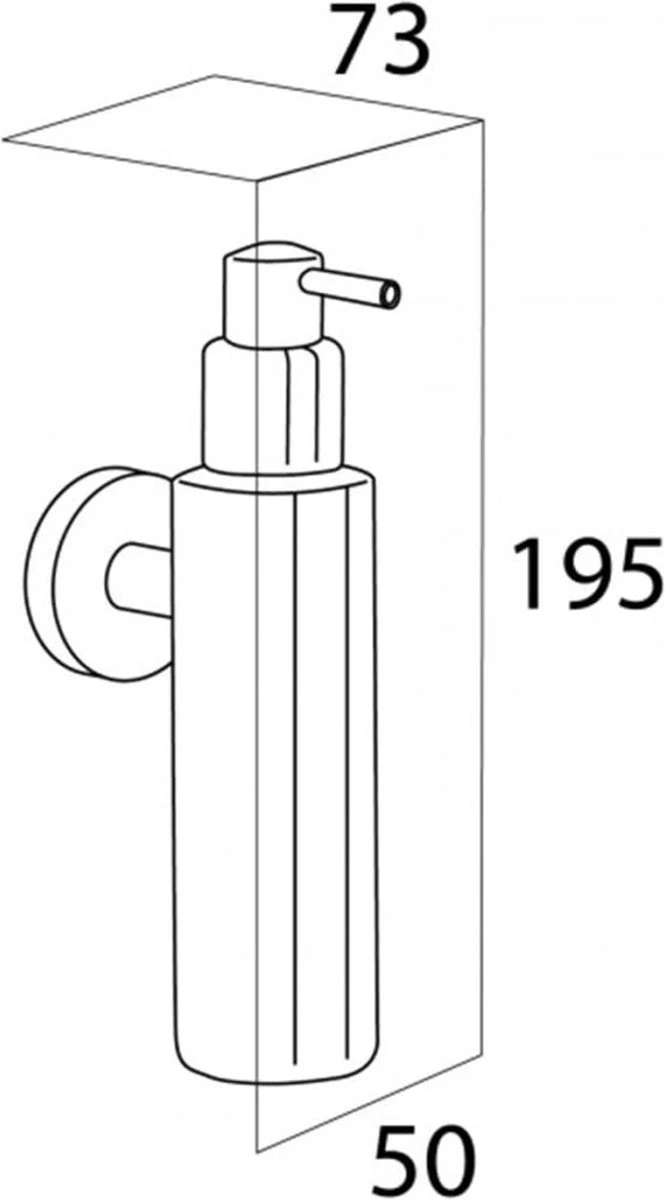 Tiger Boston Zeepdispenser - RVS Geborsteld 4 Tiger Boston Zeepdispenser - RVS Geborsteld - Afbeelding 2