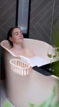 HelloBath® - Bath Bucket - XL - 125 Cm - Brazilian Sand - Zitbad - Ligbad (Verzending In Doos) - Incl. Badplank En Kraantje 25 HelloBath® - Bath Bucket - XL - 125 Cm - Brazilian Sand - Zitbad - Ligbad (Verzending In Doos) - Incl. Badplank En Kraantje -Badkamerproducten Winkel 671x1200 1