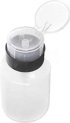 Doodadeals® Pompflesje - 2 Stuks X 220 Ml - Navulbaar - Pompfles - Pompflacon Leeg - 2x Pomp Dispenser - Voor Nagellak Remover - Make-up Remover - Alcohol -Badkamerproducten Winkel 686x1200