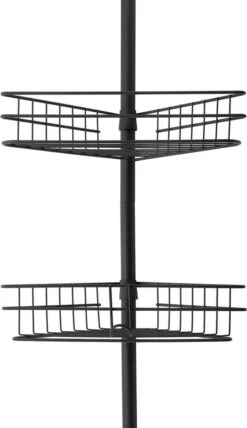 Merkloos Telescopisch Doucherek Zwart Voor Shampoo Staand Zonder Boren Shower Shelf Without Drilling Metal 8 Merkloos Telescopisch Doucherek Zwart Voor Shampoo Staand Zonder Boren Shower Shelf Without Drilling Metal -Badkamerproducten Winkel 692x1200 1