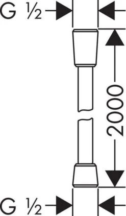 Hansgrohe Isiflex'B Doucheslang - 160 Cm - Chroom -Badkamerproducten Winkel 700x1200 1