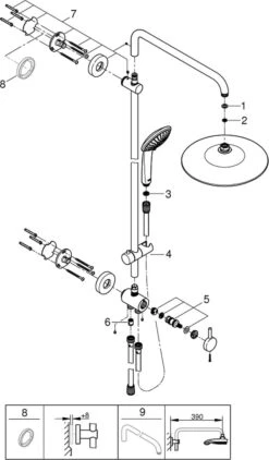 GROHE Euphoria Regendouche - ø 26 Cm - Zonder Thermostaat - Chroom -Badkamerproducten Winkel 703x1200