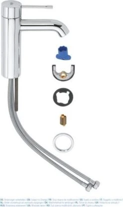 GROHE Essence New Wastafelkraan - Met EcoJoy® - Lage Uitloop - Chroom - 23590001 -Badkamerproducten Winkel 716x1200