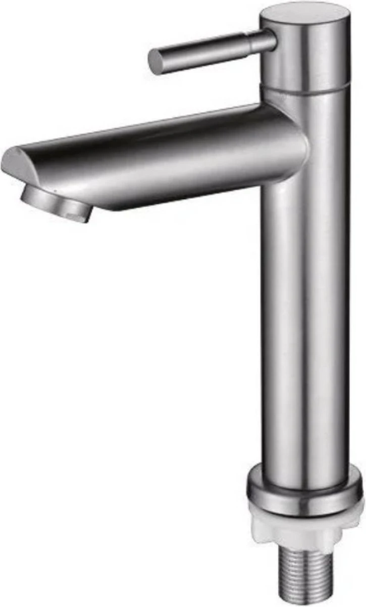 Stylumo Toiletkraan Chroom – Fonteinkraan RVS – Koudwaterkraan – WC Kraan – Alleen Koud Water 3 Stylumo Toiletkraan Chroom – Fonteinkraan RVS – Koudwaterkraan – WC Kraan – Alleen Koud Water