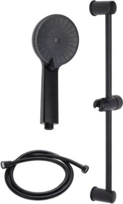 Doucheset Mat Zwart -Badkamerproducten Winkel 725x1200