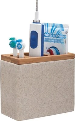 Sealskin Grace Tandenborstelhouder Vrijstaand - Zand -Badkamerproducten Winkel 748x1200 4