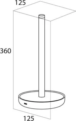 Tiger Urban - Reserverolhouder Vrijstaand - Zwart -Badkamerproducten Winkel 752x1200 1