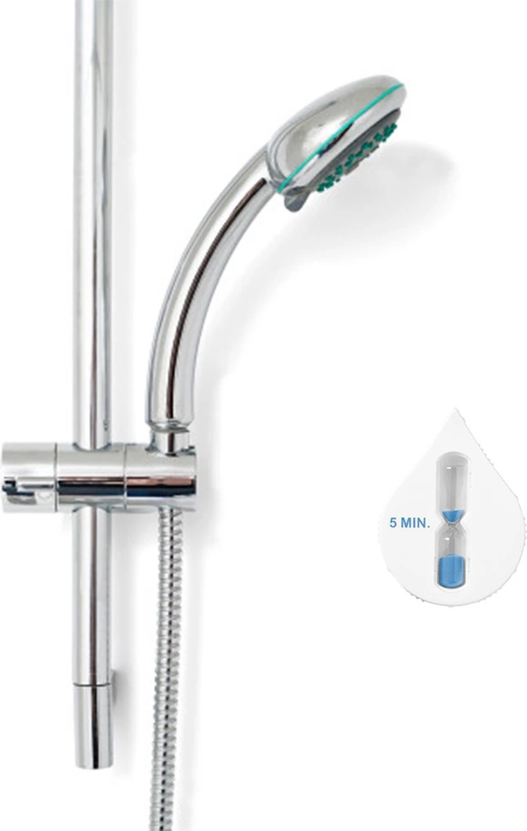 Merkloos Douchetimer - Showertimer - Douchewekker - Doucheklok - Met Zuignap - Waterbesparende - Zandloper - 5 Minuten 6 Merkloos Douchetimer - Showertimer - Douchewekker - Doucheklok - Met Zuignap - Waterbesparende - Zandloper - 5 Minuten - Afbeelding 4
