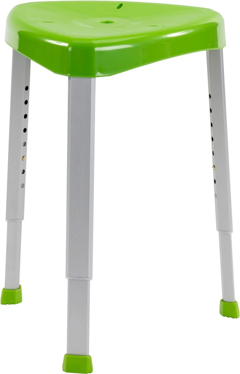 Hoek Douchekruk Verstelbaar - Groen - Driehoek Douchezitje - Belastbaar Tot 136 Kg 3 Hoek Douchekruk Verstelbaar - Groen - Driehoek Douchezitje - Belastbaar Tot 136 Kg