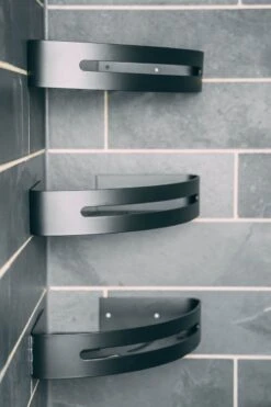 Sens Design Doucherekjes Set Van 3 - Doucherek Zonder Boren - Zwart -Badkamerproducten Winkel 800x1200 5