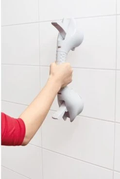 VITILITY Quick Mobile Rail - Wandbeugel Met Zuignappen - Zonder Boren - 40 Cm - Wit - Veiligheidsgreep -Badkamerproducten Winkel 807x1200 2