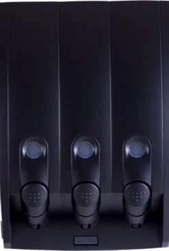 Aquathof, Zeepdispenser, Mat Zwart, 3 Kamer, 3 Reservoirs, 3x350ml, Hangend, Wandmontage -Badkamerproducten Winkel 810x1200 4