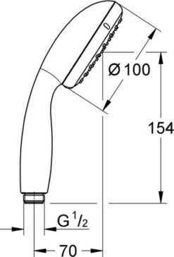 GROHE New Tempesta 100 Douchekop - Ø 10 Cm - 2 Straalstanden - Chroom - 2759710E 19 GROHE New Tempesta 100 Douchekop - Ø 10 Cm - 2 Straalstanden - Chroom - 2759710E -Badkamerproducten Winkel 814x1200