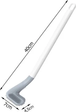 Merkloos Siliconen Toilet Borstel - Toilet Haak - Siliconen Wc Borstel -Badkamerproducten Winkel 816x1200
