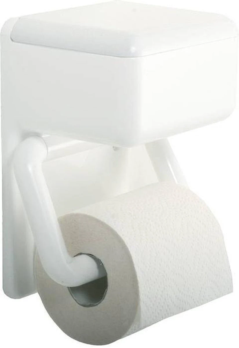 Wenko Wc Rolhouder Met Vochtheidsdoekjes Opberging 5 Wenko Wc Rolhouder Met Vochtheidsdoekjes Opberging - Afbeelding 3