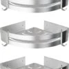 Sens Design Doucherekjes Set Van 3 - Doucherek Zonder Boren - Zilver 1 Sens Design Doucherekjes Set Van 3 - Doucherek Zonder Boren - Zilver -Badkamerproducten Winkel 834x1200