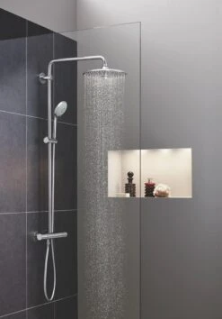 GROHE Euphoria 260 Regendouche - ø 26cm - Met Thermostaatkraan - Chroom -Badkamerproducten Winkel 837x1200