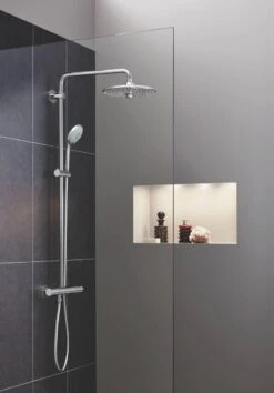 GROHE Euphoria 260 Regendouche - ø 26cm - Met Thermostaatkraan - Chroom -Badkamerproducten Winkel 838x1200
