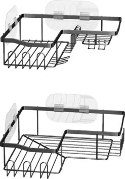 STRICX Doucherekhoek 2 Laags Zwart - Zonder Boren - Zelfklevend Doucherek - Doucherek - Doucherek Voor Badkamer/ Keuken - Doucherek Met Plakstrip - Keukenrek Met Plakstrip - Badrek Douche – Doucherek Hoekvorm - Badkamerrek Douchemandje 21 STRICX Doucherekhoek 2 Laags Zwart - Zonder Boren - Zelfklevend Doucherek - Doucherek - Doucherek Voor Badkamer/ Keuken - Doucherek Met Plakstrip - Keukenrek Met Plakstrip - Badrek Douche – Doucherek Hoekvorm - Badkamerrek Douchemandje -Badkamerproducten Winkel 839x1200 2