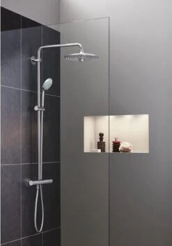 GROHE Euphoria 260 Regendouche - ø 26cm - Met Thermostaatkraan - Chroom -Badkamerproducten Winkel 840x1200