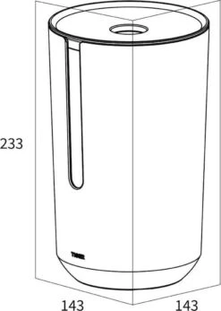 Tiger Tess - Reserverolhouder Met Deksel - Vrijstaand - Zwart / Antraciet 17 Tiger Tess - Reserverolhouder Met Deksel - Vrijstaand - Zwart / Antraciet -Badkamerproducten Winkel 855x1200 1
